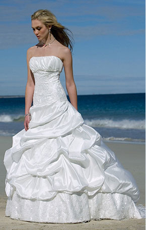 Orifashion HandmadeRomantic Beach Bridal Gown / Wedding Dress BE